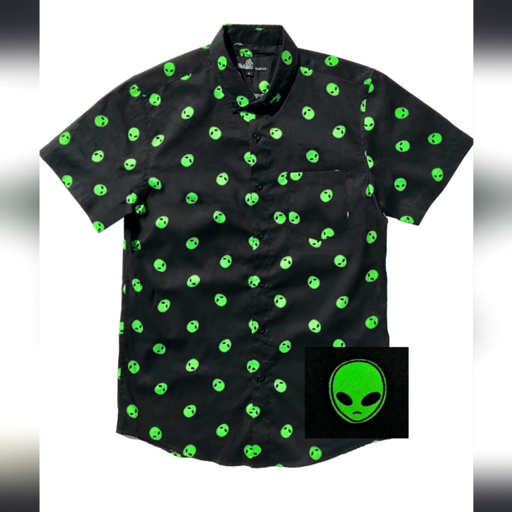 Molokai Alien Button Down Shirt